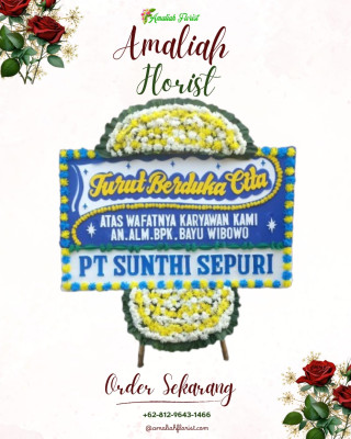 Papan Bunga Duka di Sinartanjung